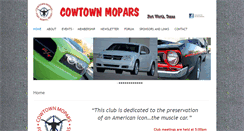 Desktop Screenshot of cowtownmopars.com